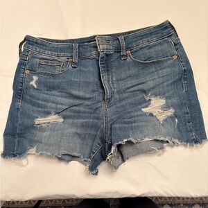 Universal Thread Blue Distressed Jean Shorts